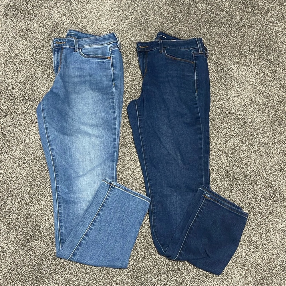 2 Old Navy Pop Icon Skinny Jeans Size 8